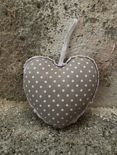 Stoff deko herz spitze - herz, shabby