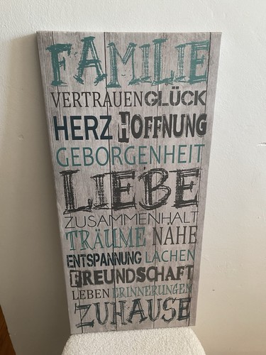 Leinwand deko bild familie - leinwand,