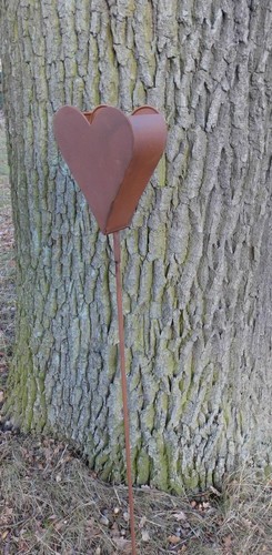 Herz stab gartenstab - herz,
