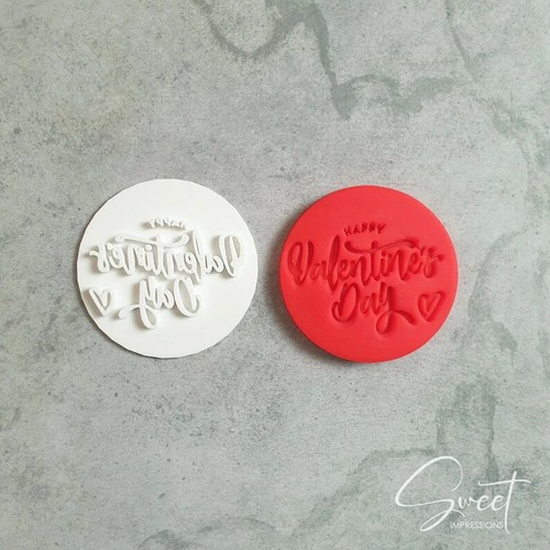 Happy valentine day fondant - happy, valentine's